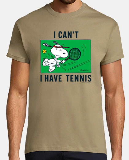 T-shirt non posso giocare a tennis