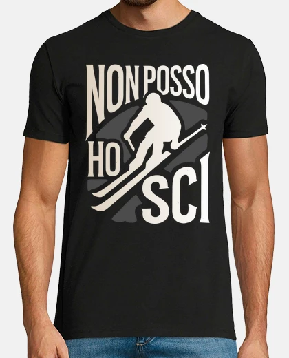 T-shirt Non Posso Ho Sci