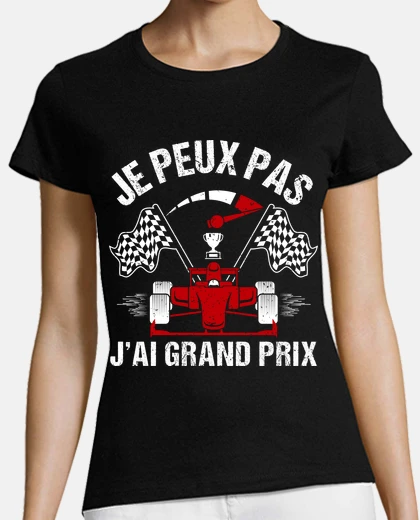 T-shirt non posso, ho un&#39;auto da corsa da gran premio