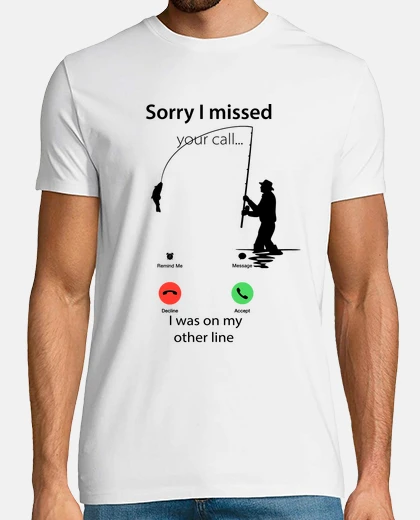 T-shirt Non posso sto pescando sono online