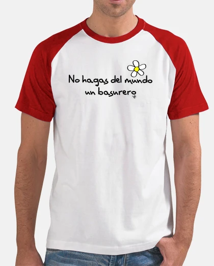 T-shirt non rendere il mondo una discarica