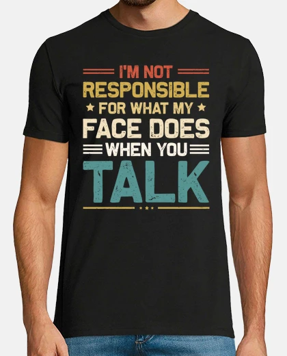 T-shirt non responsabile per la mia citazione d