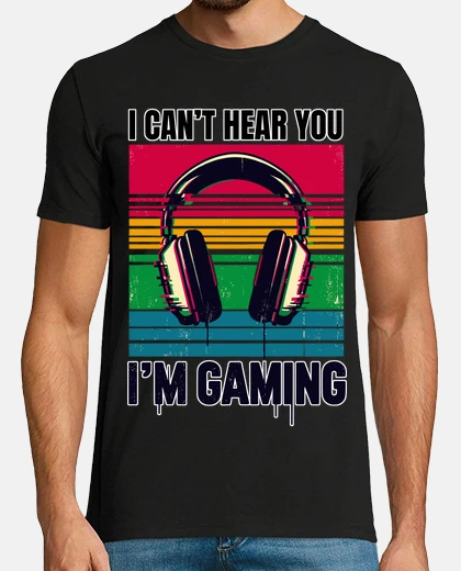 T-shirt non riesco a sentirti sto giocando