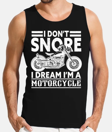T-shirt non russare sogno di essere una moto
