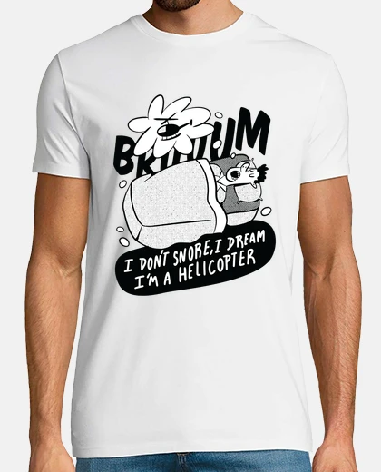 T-shirt Non russo imito l39elicottero