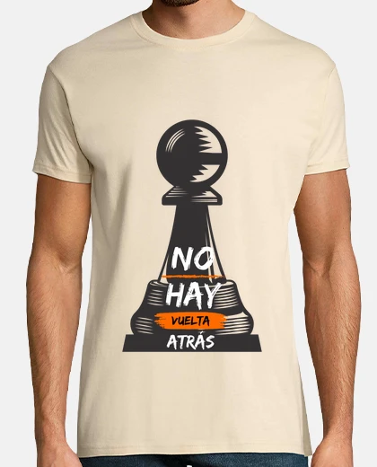 T-shirt non si può tornare indietro: il giocatore di scacchi