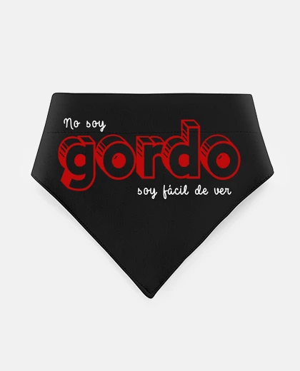 Mascotas Non sono grasso sono facile da vedere