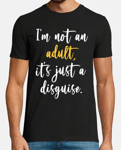 T-shirt non sono un adulto