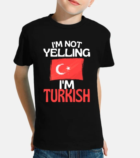 Abbigliamento non sto urlando sono un turco divertent