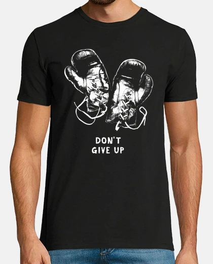 T-shirt non ti arrendere-auto motivazione-boxe-inspirational