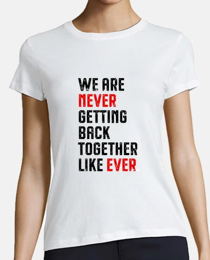 T-shirt non torneremo mai più insieme