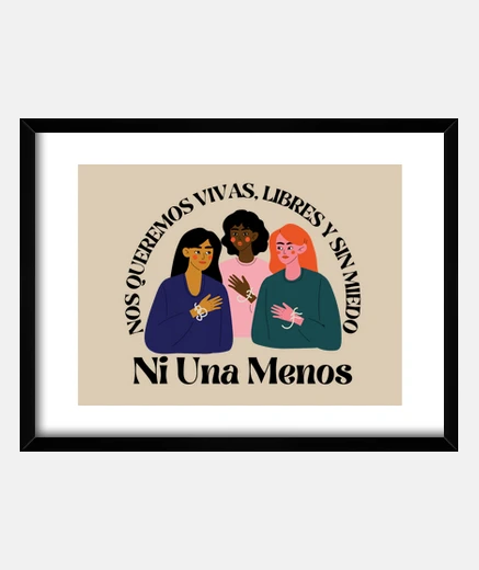 Quadro Non una men