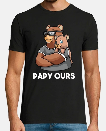 T-shirt nonno papuano nonno orso