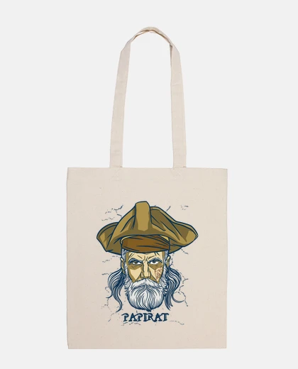 Borsa nonno pirata giochi di parole divertente borsa da studente e-reader tote compleanno