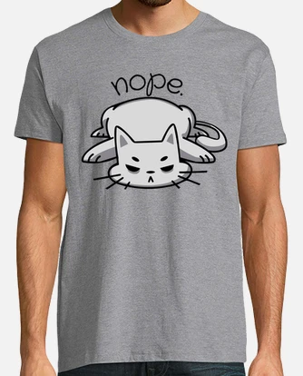 Nope cat shirt best sale