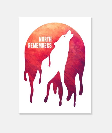 Lienzo North Remembers Lobo Stark