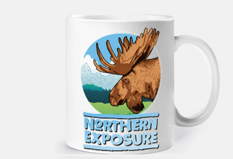Northern Exposure Letras Alce círculo