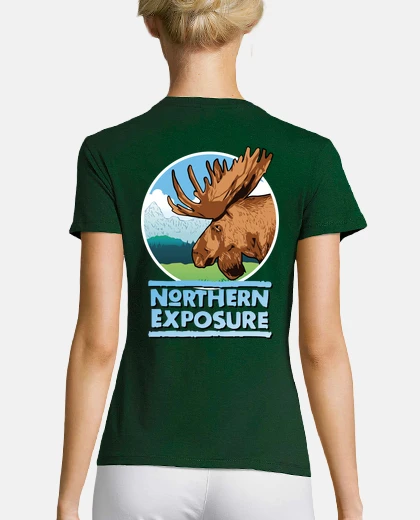 Northern Exposure Letras Alce círculo trasera