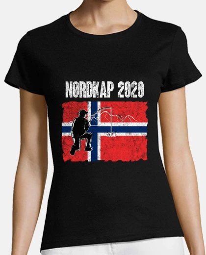 Tee-shirt Norway Deep Sea Fishing Tour Fisherman Dad Angling