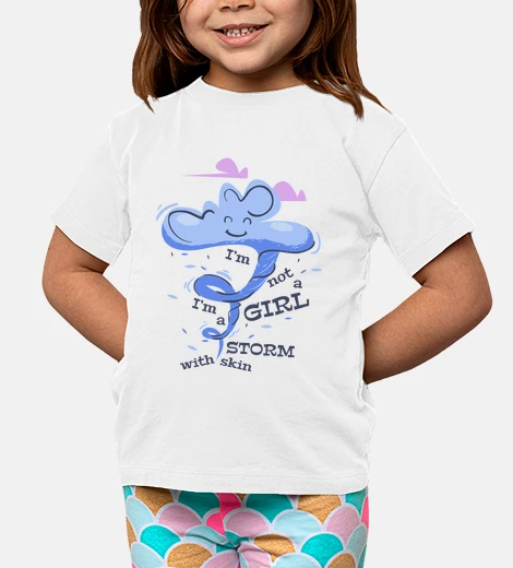 Kids not a girl a storm with skin