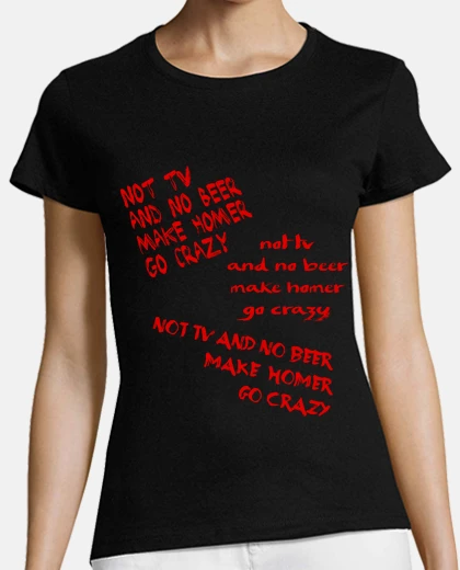 Tee-shirt not la télévision and pas de bière