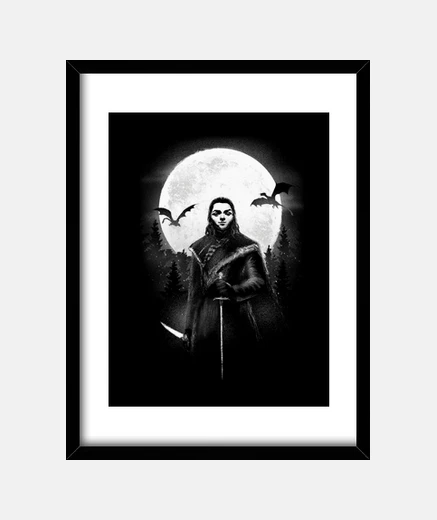 Quadro not oggi - arya stark - got