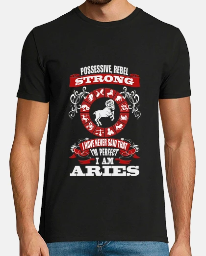 Camiseta Not perfect I am ARIES
