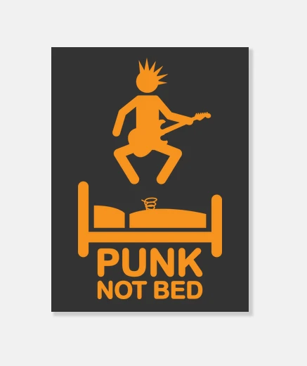 Wall not punk bed