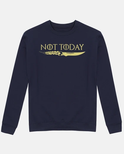 Sudadera Not Today Dorado