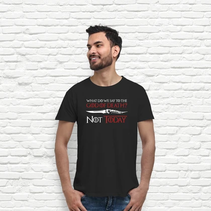 Shirt Maglietta Maglie Trono Di Spade T-shirt Not Today (il Trono