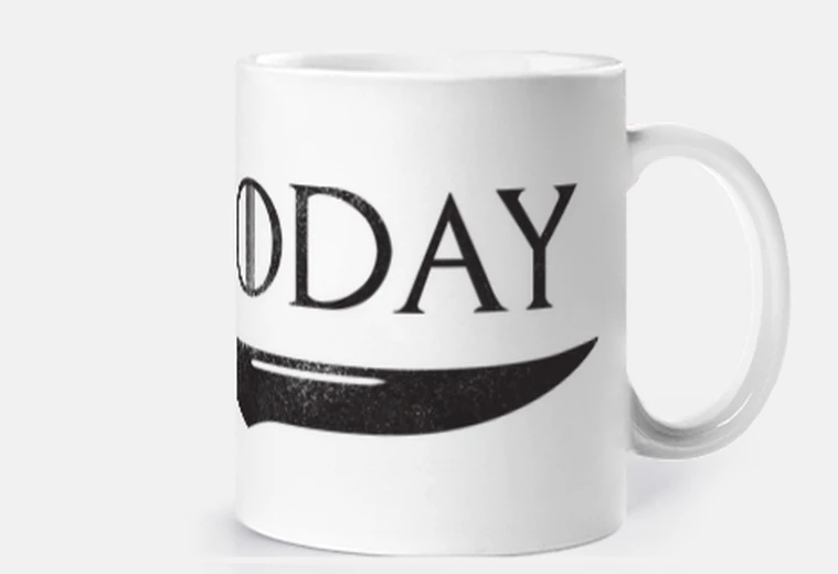 Taza Not Today Negro