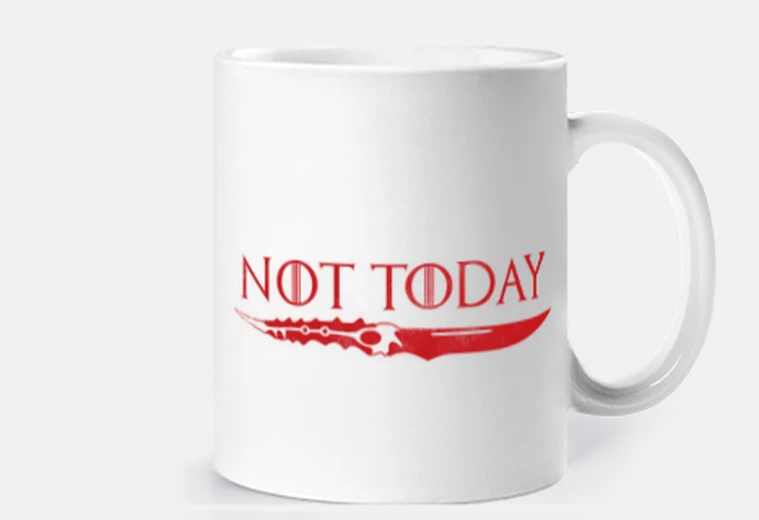 Taza Not Today Rojo