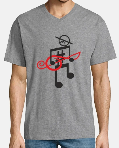 T-shirt nota-uomo disegno n 1671035