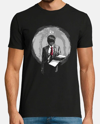 Tee-shirt note de mort - anime mortel livre titul