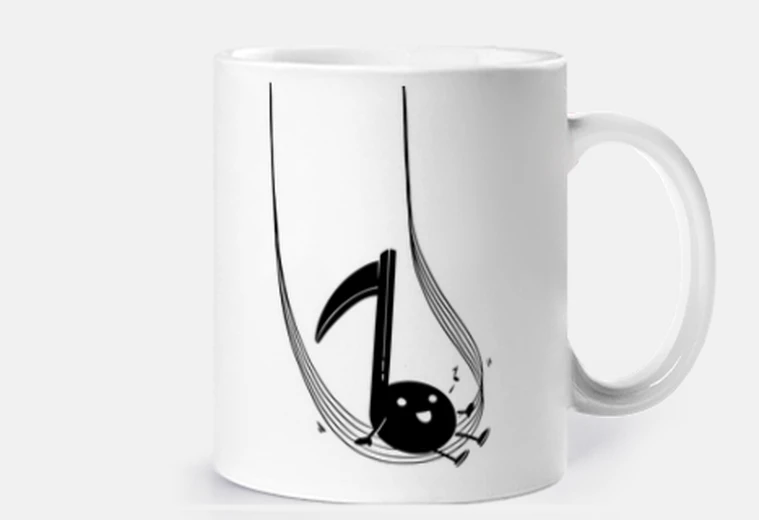 Mug Note de musique piano
