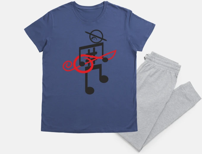 Pajama note-man design no 1671035