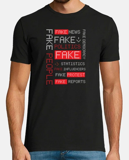T-shirt notizie false
