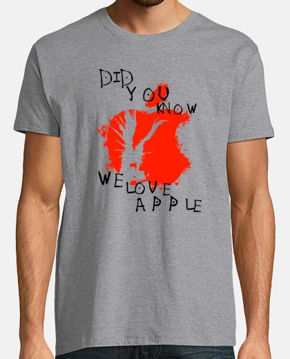 Tee-shirt nous aimons la pomme - death note