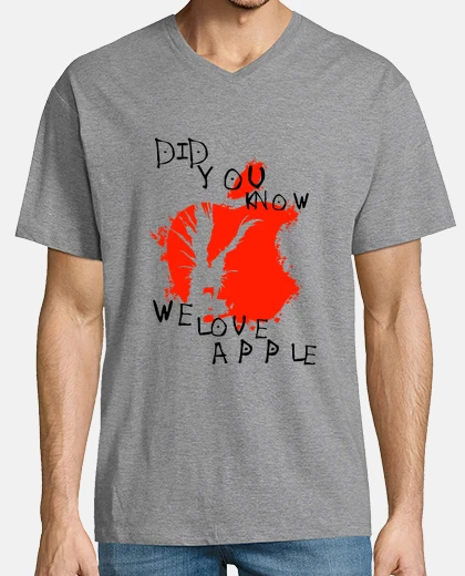 Tee-shirt nous aimons la pomme - death note