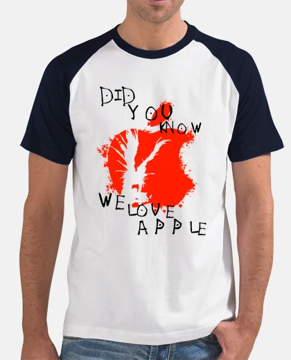 Tee-shirt nous aimons la pomme - death note