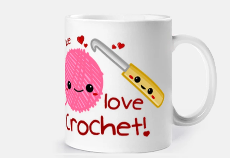 Mug nous love le crochet