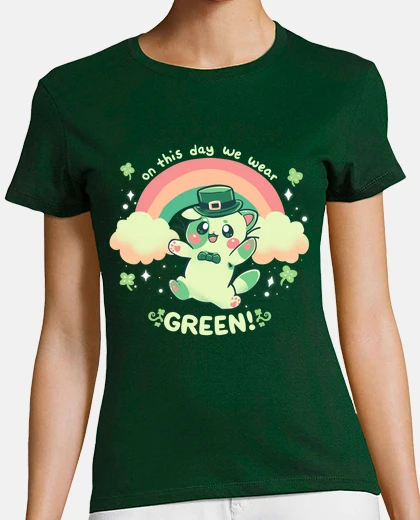 Tee-shirt nous portons du vert - chemise femme