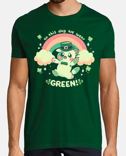 Tee-shirt nous portons du vert - chemise homme