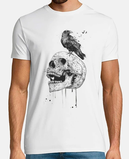 Tee-shirt nouveau crâne (bw)