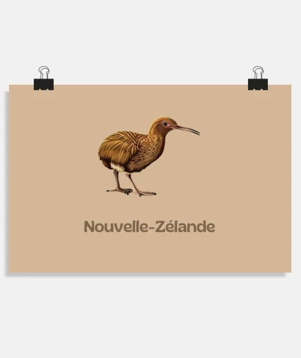 Poster Nouvelle Zélande