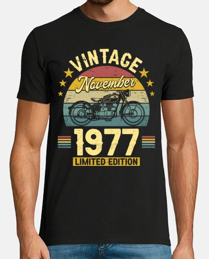 Tee-shirt Novembre 1977 45 Ans Anniversaire
