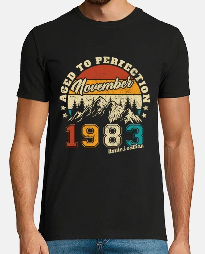 Tee-shirt Novembre 1983 Rétro Anniversaire