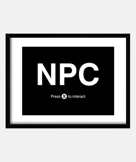 Framed NPC Press X to Interact