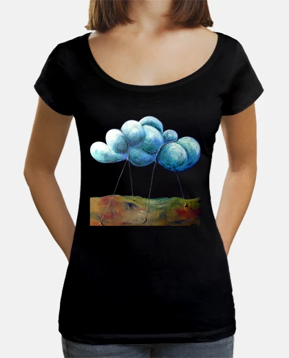 Tee-shirt nuage lié (clair)