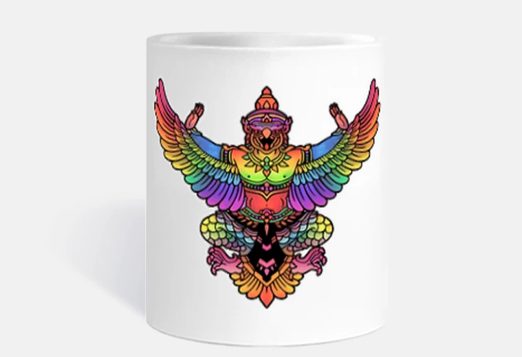 Tazza Nucleo arcobaleno di Garuda